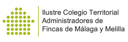 Logotipo del ilustre colegio territorial de administradores de fincas de Málaga y Melilla.